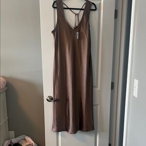 GAP Tan Sleeveless Dress